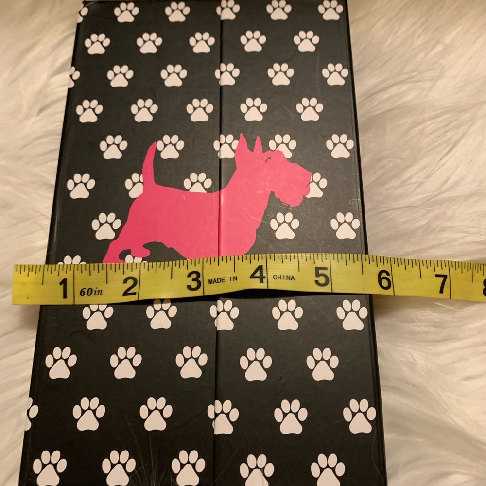 JUICY COUTURE trifold Scotty Dog print planner LNWOT - Picture 7 of 8